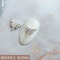 10pcs/lot Luxury No Fading Bow Butterfly Arc Nail Art Parts Zircon Crystal Manicure Nails Accesorios Supplies Decorations Charms
