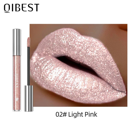 6 Colors Metallic Glitter Diamond Liquid Lipstick Waterproof Long Lasting Pearl Shiny