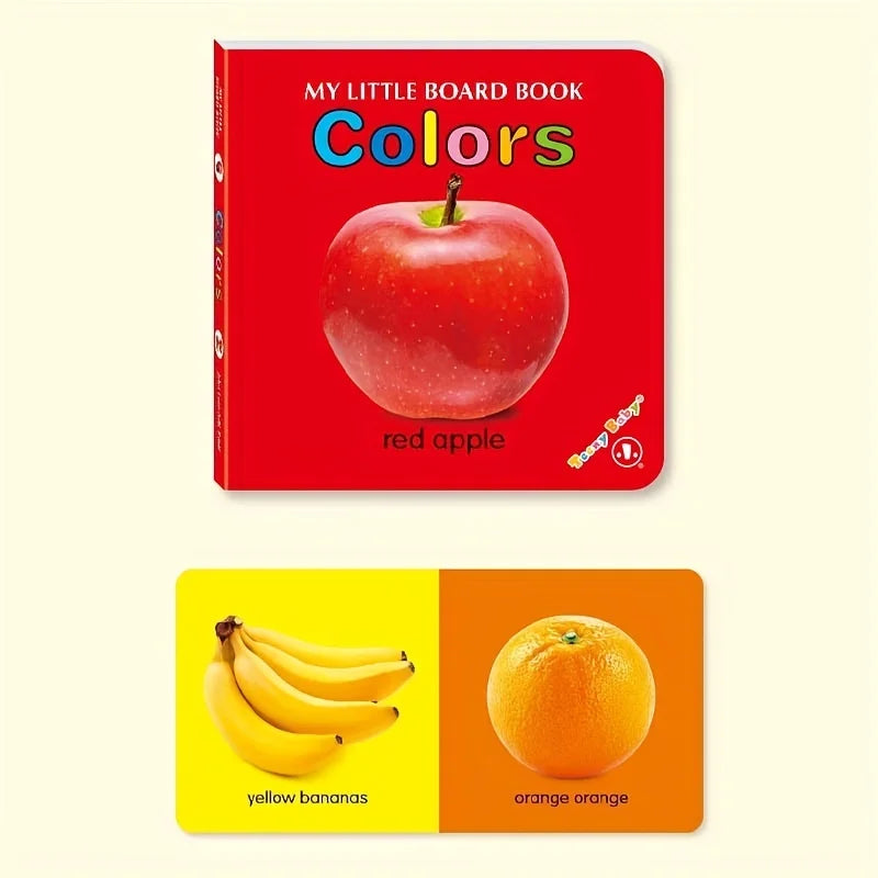Baby Colorful Sensory Pattern Card Early Education Reading Development Books