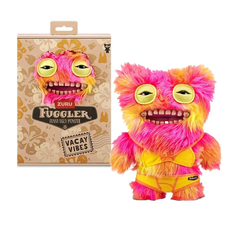 23CM Fuggler Hairy Fuggs Love Ugly Monster Plushies Toys Alien Kawaii Stuffed Animal Funny Vacay Vibes Underwear Series Dolls