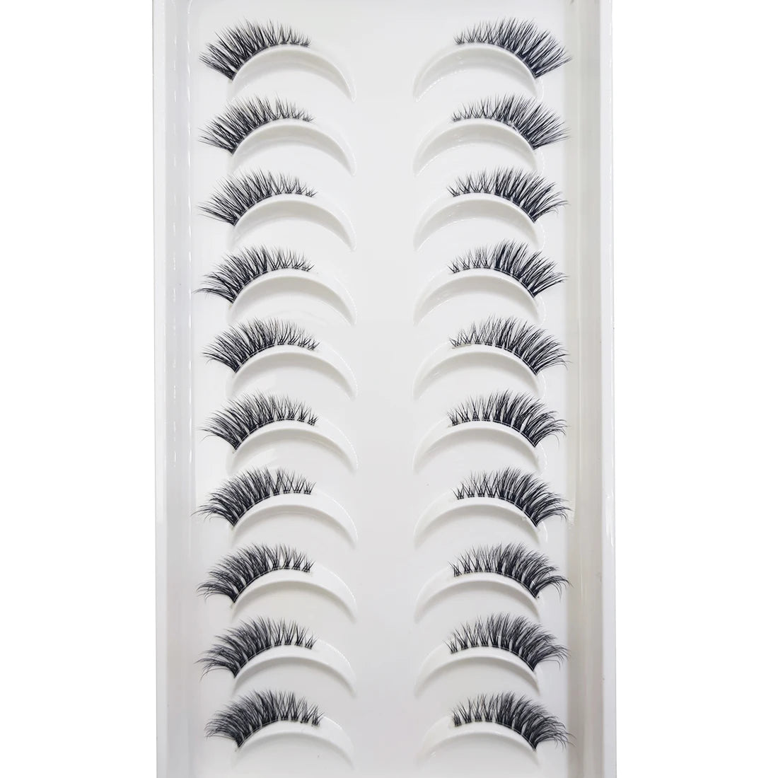 10 Pairs of Natural 3D Mink Lashes