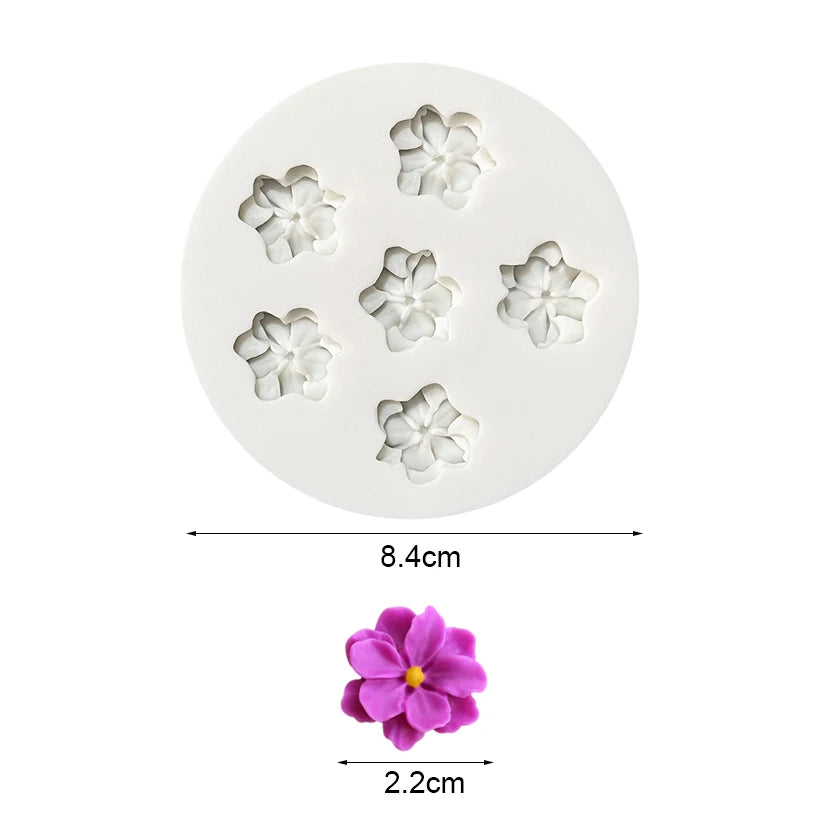 Flower Rose Silicone Mold Resin Tools Chocolate Sugarcraft Mould Fondant Cake Decorating Tools
