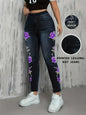 Women’s Faux Denim Print Leggings