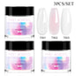 Acrylic Powder Set- Clear /Pink/ Nude