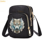 Cat & Dog Faith Quote Crossbody Phone Bag