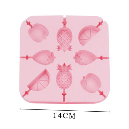 Round Silicone Lollipop Mold – Kids’ DIY Chocolate, Candy & Biscuit Baking Tool