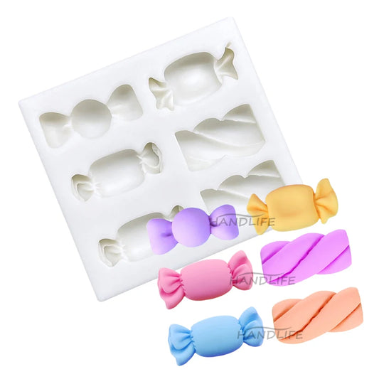 Candy Shape Silicone Mold – Sugarcraft & Fondant Baking Tool