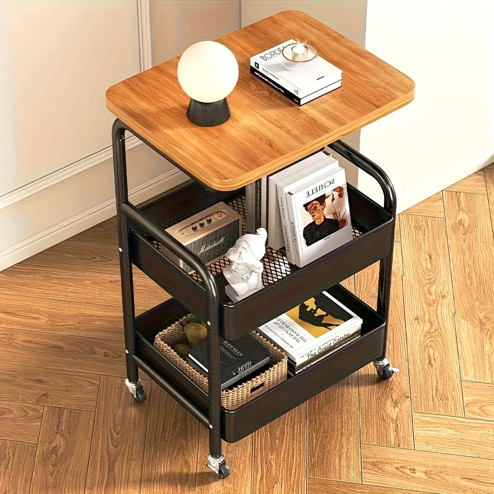 Heavy Duty Carbon Steel Snack Rack Rolling Storage Shelves Metal Floor Stand for Retail Shop Chip Display Organizer Rack
