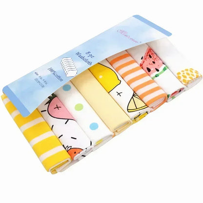 5/8 Pcs/Set Cotton Newborn Baby Towels Saliva Towel Nursing Towel