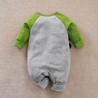 Baby Boys Dinosaur 3D Comfortable Bodysuit