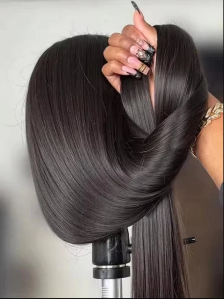 Straight Brazilian Human Hair Wig (360 Full Lace · 13×6 / 13×4 HD Lace · 40–42 inch)