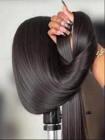 Straight Brazilian Human Hair Wig (360 Full Lace · 13×6 / 13×4 HD Lace · 40–42 inch)