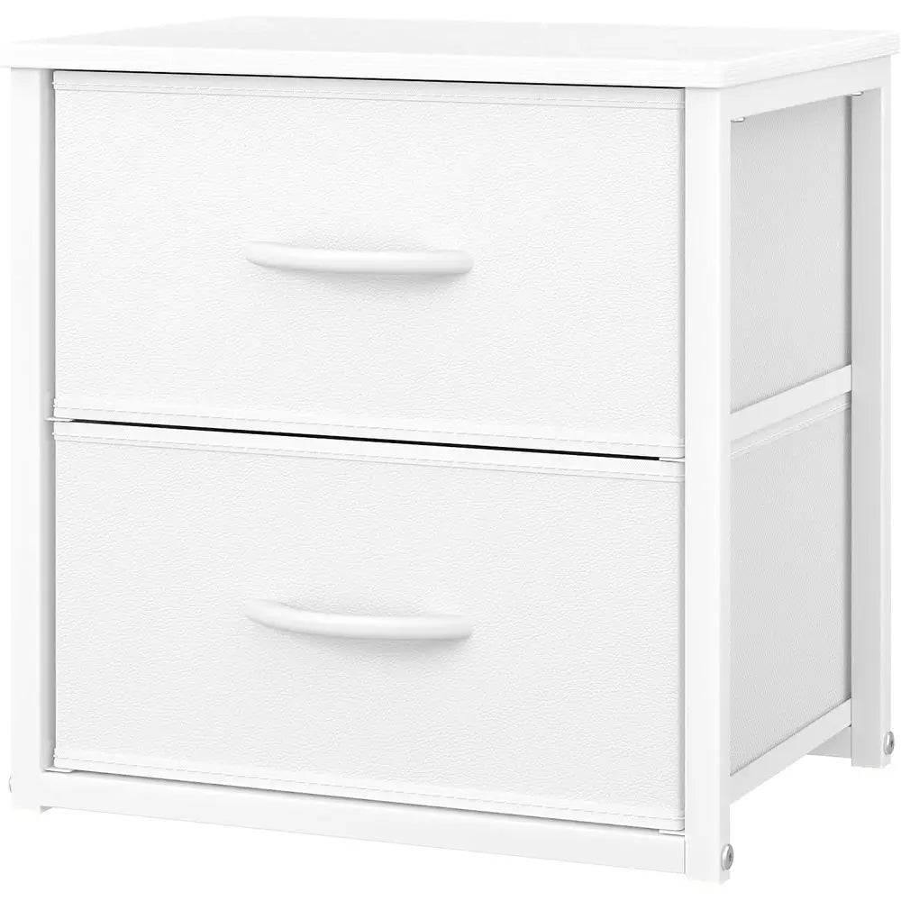 Stackable Closet Storage Drawers – White