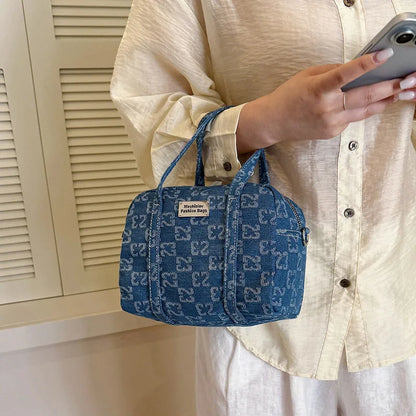 Korean Denim Mini Crossbody Bag – Casual Urban Style