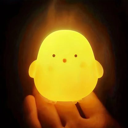 Duck Night Light Bedroom Decoration Cute Cartoon Animal Night Light Christmas Gifts For Kids Room Bedside Sleeping Lamp