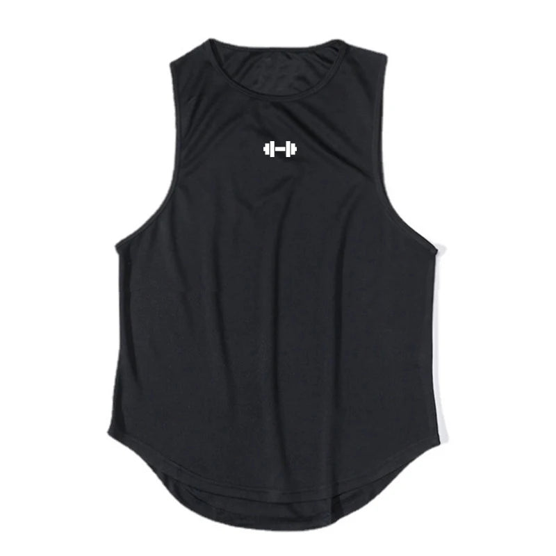 Men’s Quick‑Dry Gym Tank Top – Loose Sleeveless Fitness Shirt for Training, Basketball & Summer Wear