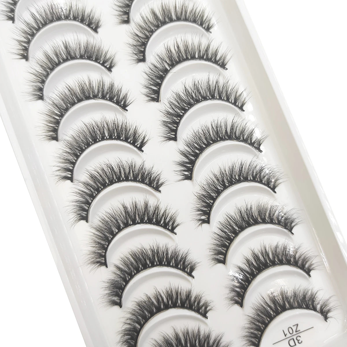 10 Pairs of Natural 3D Mink Lashes