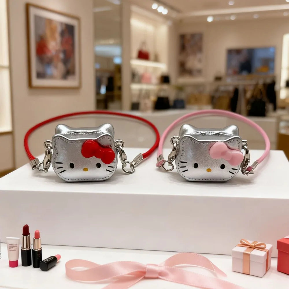 Hello Kitty 3D Bow Mini Crossbody Charm & Keychain