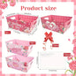 12pcs/set Happy Mother's Day Mixed Red Pink Tulip Carnation Beautiful Paper Gift Box Mother's Day Party Gift Decoration Supplies