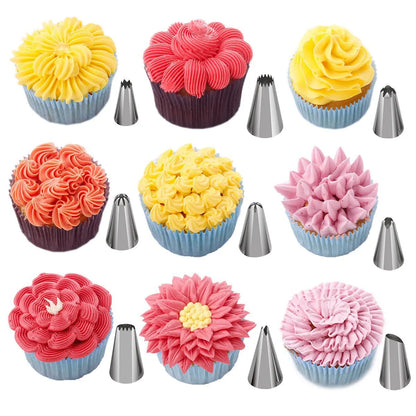27 pieces Russian mounting nozzle set cream squeezing mouth cake mounting bag DIY baking tool set