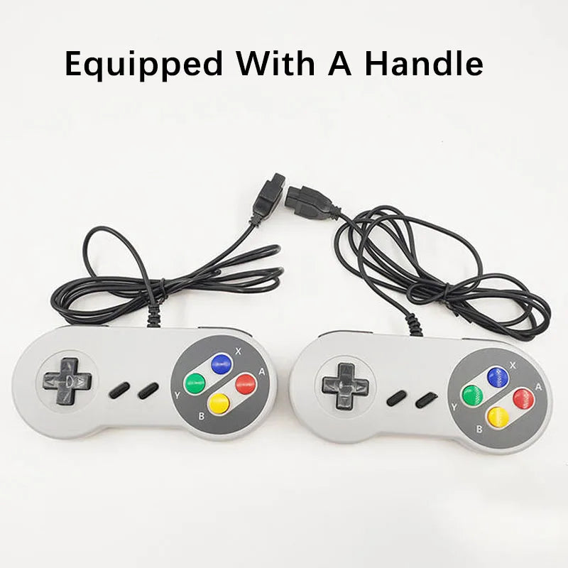 Mini Portable Retro Video Game Console (SNES Style · 620 Games · AV Output · Wired Gamepad)