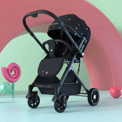Lightweight Two‑Way Baby Stroller – High‑Landscape Newborn Four‑Wheel