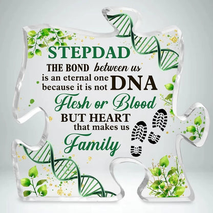 StepDad Gifts from Daughter Son,Birthday Gifts for Father Bonus Dad, Gifts for Fathers Day Christmas, Clear Desk Decorative Sign