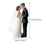 Romantic Bride & Groom Cake Figurine – Party & Engagement Decor