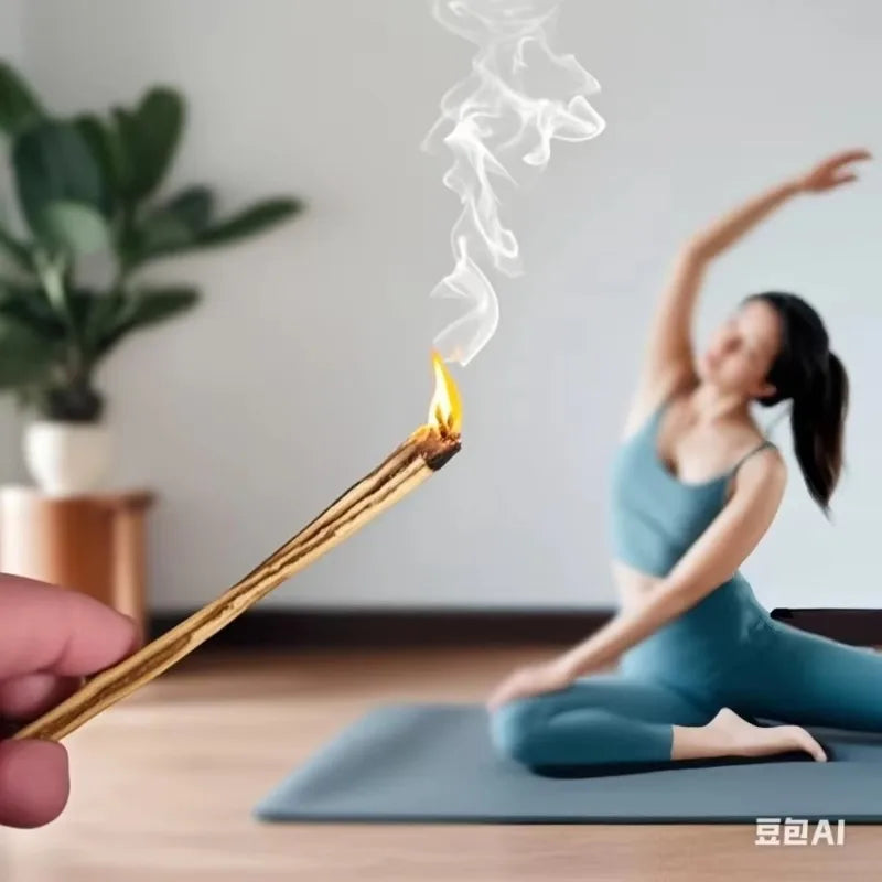 Palo Santo Natural Incense Sticks – High‑Oil Aromatherapy for Yoga, Meditation & Long‑Lasting Fragrance