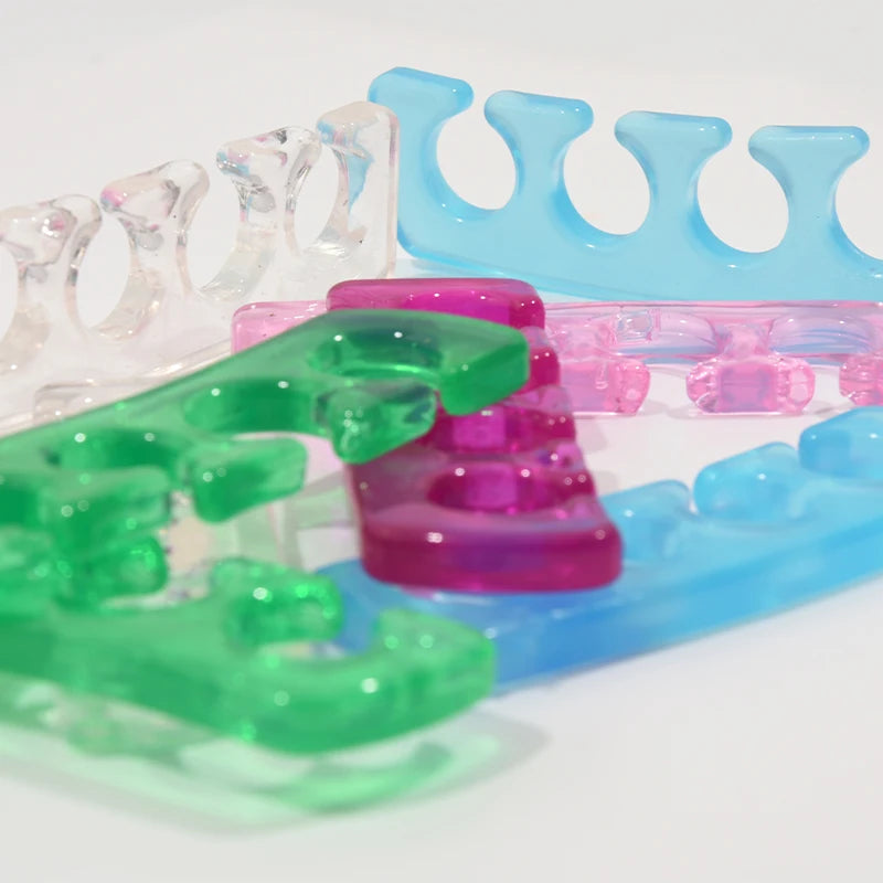 2Pcs/set Soft Silicone Finger Toe Separator Manicure Pedicure Tool