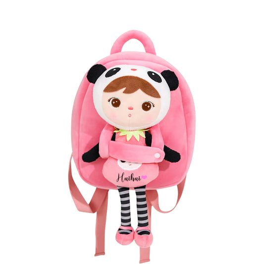 3D Koala & Panda Plush Kids Backpack – Personalized Cartoon School Bag for Boys & Girls