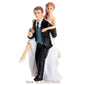 Bride & Groom Funny Wedding Cake Topper Figurine