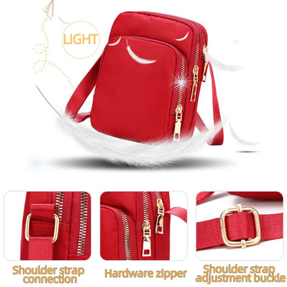 Cat & Dog Faith Quote Crossbody Phone Bag