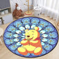 Winnie the Pooh Cute Cartoon Print Round Carpet.Bedroom,Balcony,Entry Door,Sofa,Chair Non-slip Mat.Gift,Picnic,Home Decorat,Rug