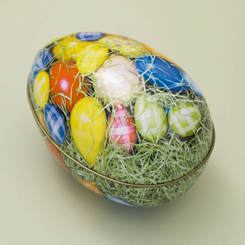 8pMetal Decorated Easter Egg Shell