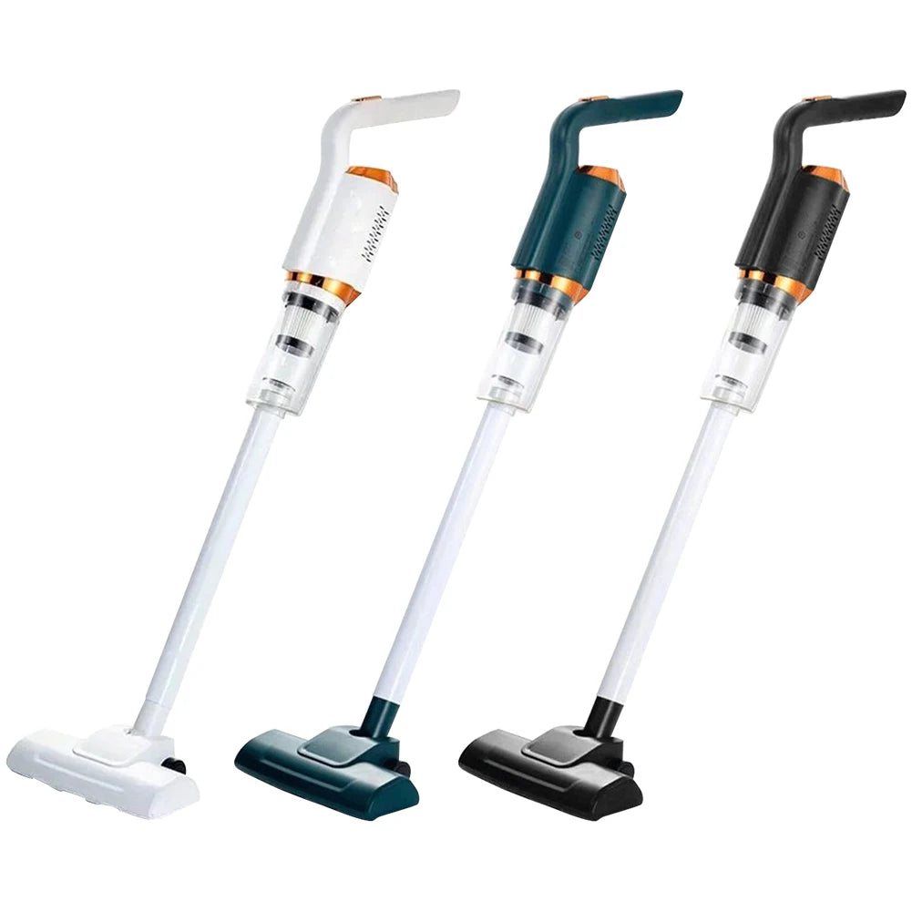 Large‑Suction Wireless Handheld Vacuum – USB‑Rechargeable 120W Cleaner with 2000mAh Battery for Home & Car