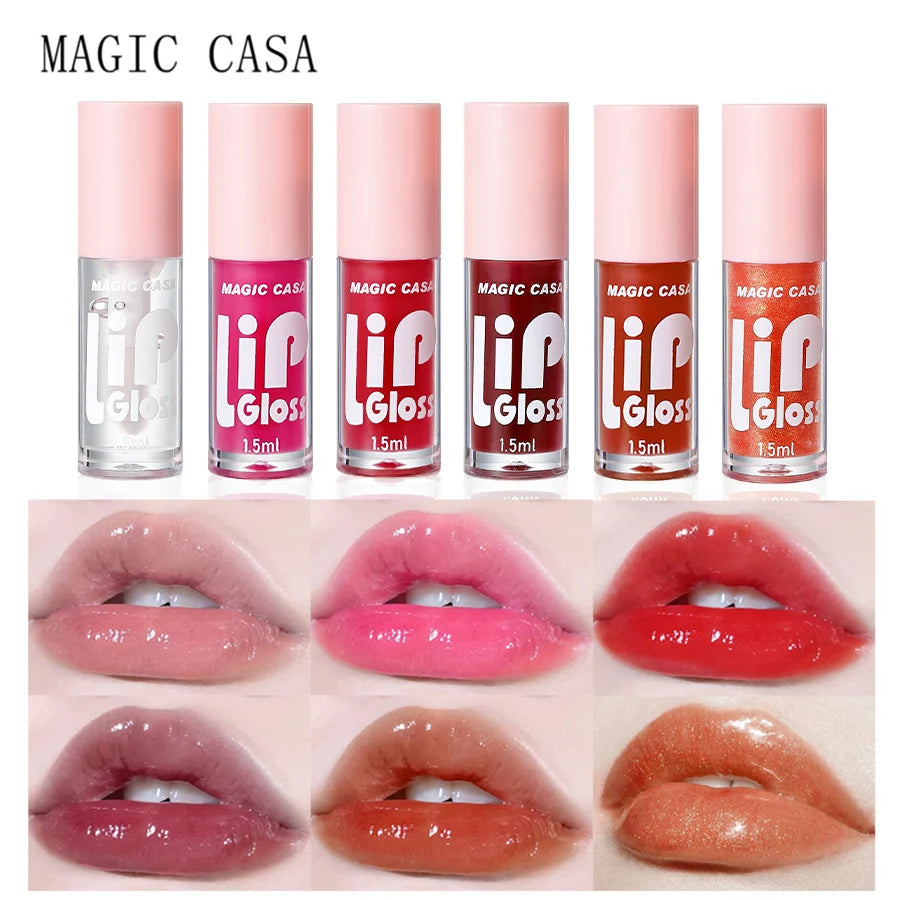 6pcs/set Hydrating Jelly long-lasting Moisturizing Lip Oils