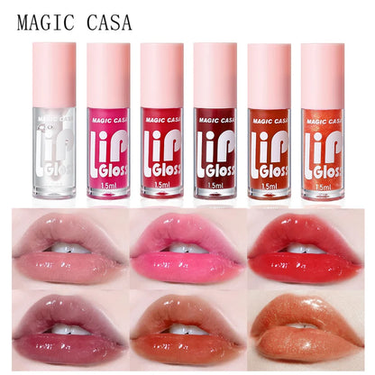 6pcs/set Hydrating Jelly long-lasting Moisturizing Lip Oils