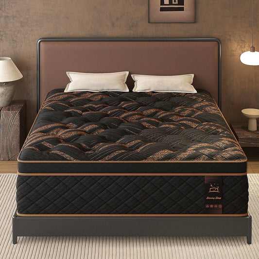 12/14" Hybrid Gel Memory Foam Mattress — Medium Firm, Motion‑Isolating