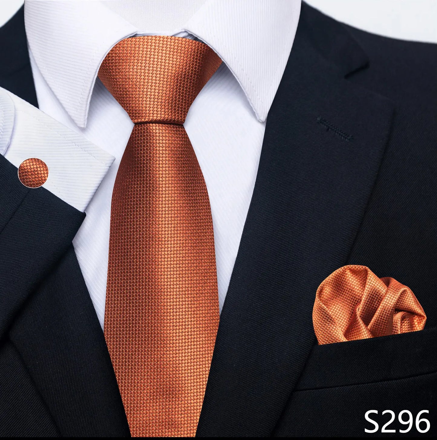 Silk Tie Pocket Squares Necktie Suit Accessories