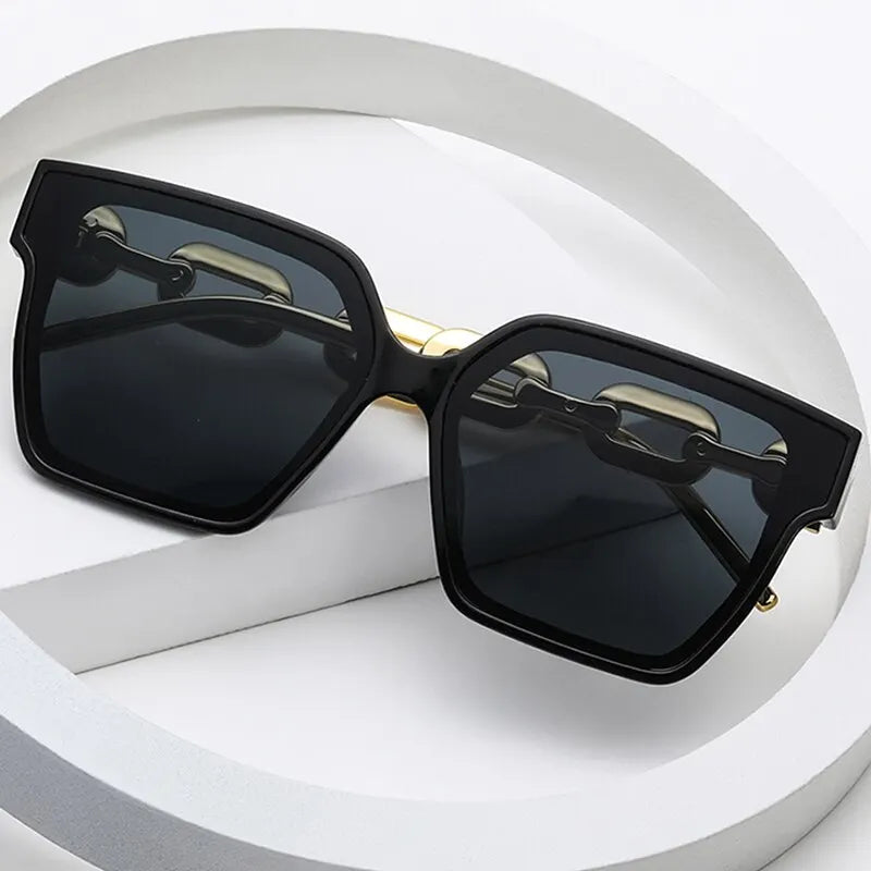 Women Cat Eye Retro Points Rectangle Vintage Sunglasses