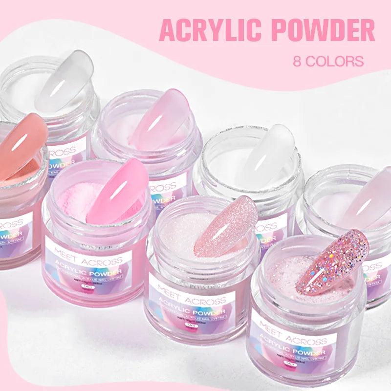 Acrylic Powder Set- Clear /Pink/ Nude