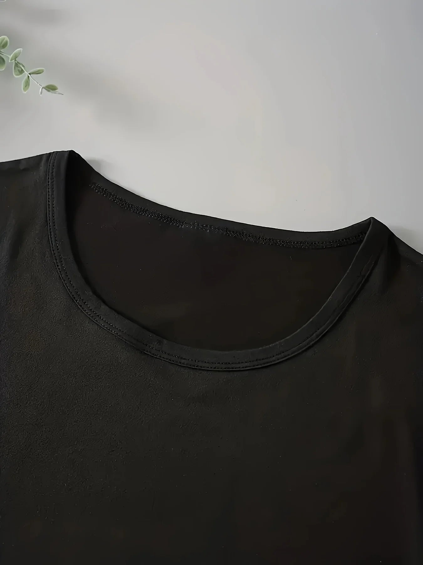 Women’s Crew Neck Cartoon Graphic T‑Shirt – Polyester Blend Casual Knit Top