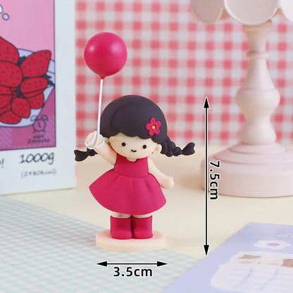Princess Flower Cake Topper – Happy Birthday Decoration for Girl’s 1st Birthday, Baby Shower & Party Gift Box