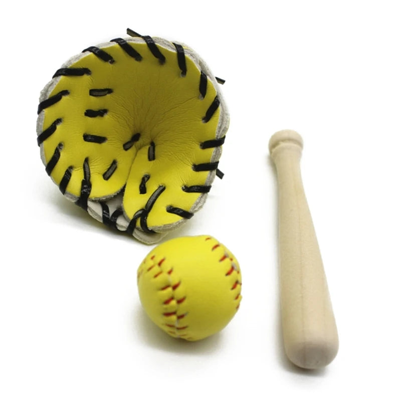 Newborn Baseball Bat & Ball Photo Prop Set – Cute Sports Posing Accessories for Baby Photoshoots