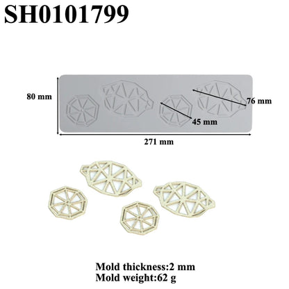 Meibum Fruit and Leaves Design Cake Lace Mat Sugarcraft Silicone Molds Fondant Cake Moulds Dessert Decorating Tools Bakeware