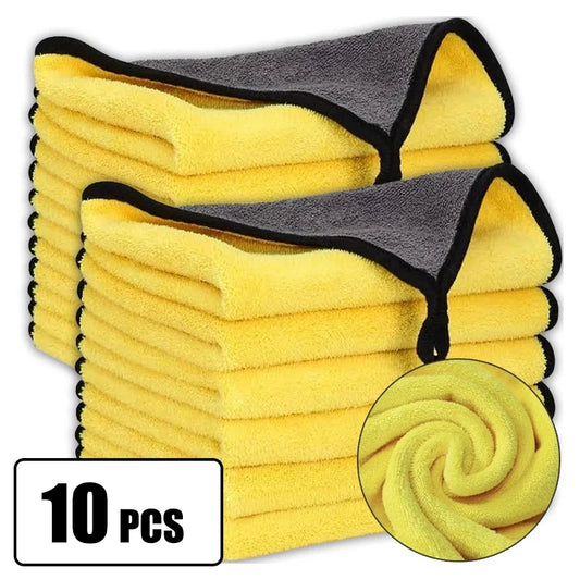 Car Wash Microfiber Towel 30x30/60CM for Car Cleaning and Drying, Hemmed Car Care Cloth, Detailing Car Wash Towel.