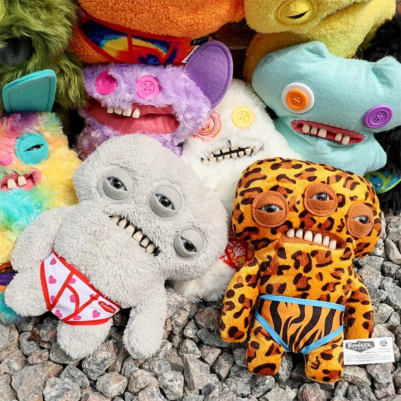 23CM Fuggler Hairy Fuggs Love Ugly Monster Plushies Toys Alien Kawaii Stuffed Animal Funny Vacay Vibes Underwear Series Dolls