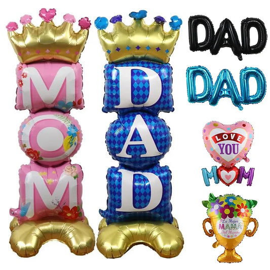 Mother’s & Father’s Day “I Love You” Foil Balloon – Party Decoration