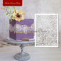 Various Flower Leaf Design Fondant Cake Stencil DIY Royal Cream Border Mold PET Drawing Template Cake Decorating Tools Bakeware
